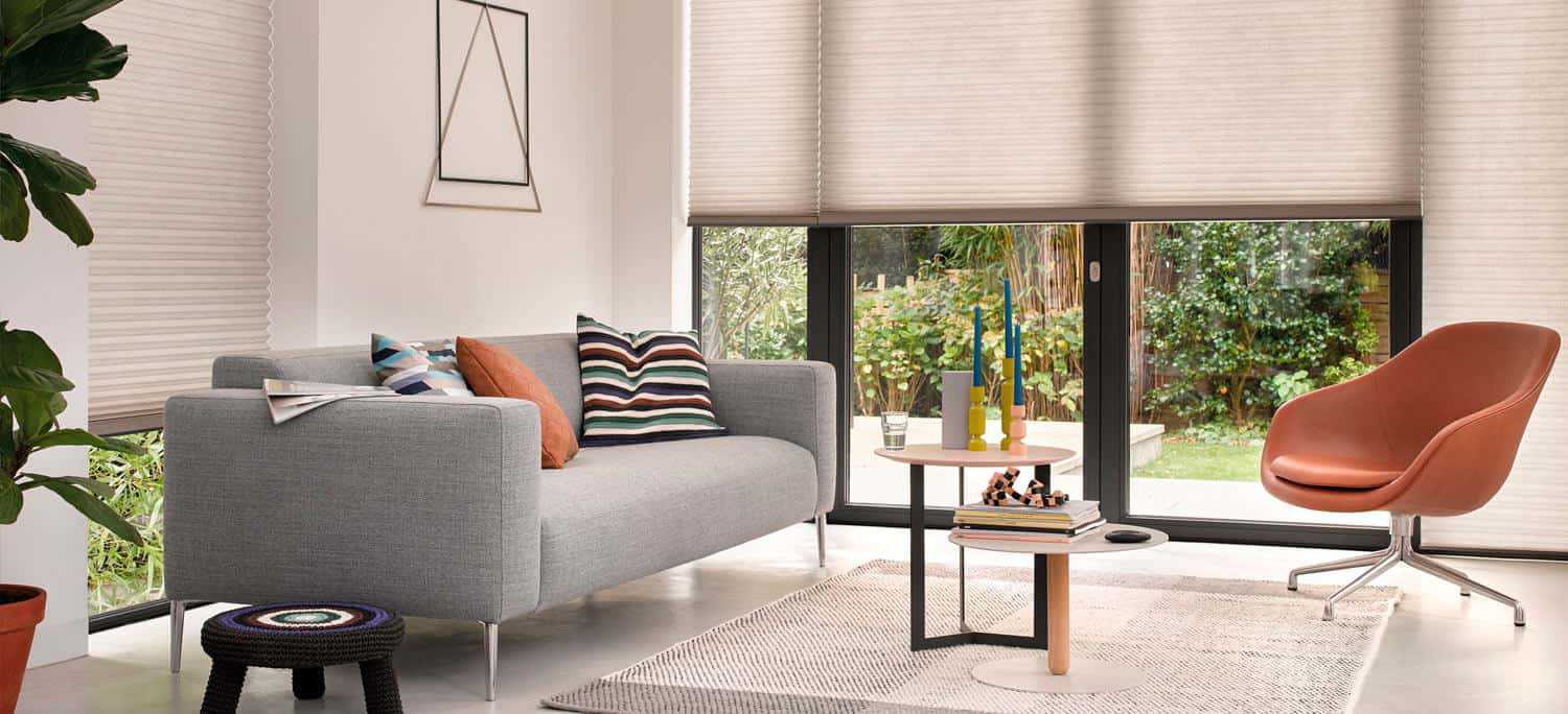 Жалюзи и рулонные шторы в гостиную
