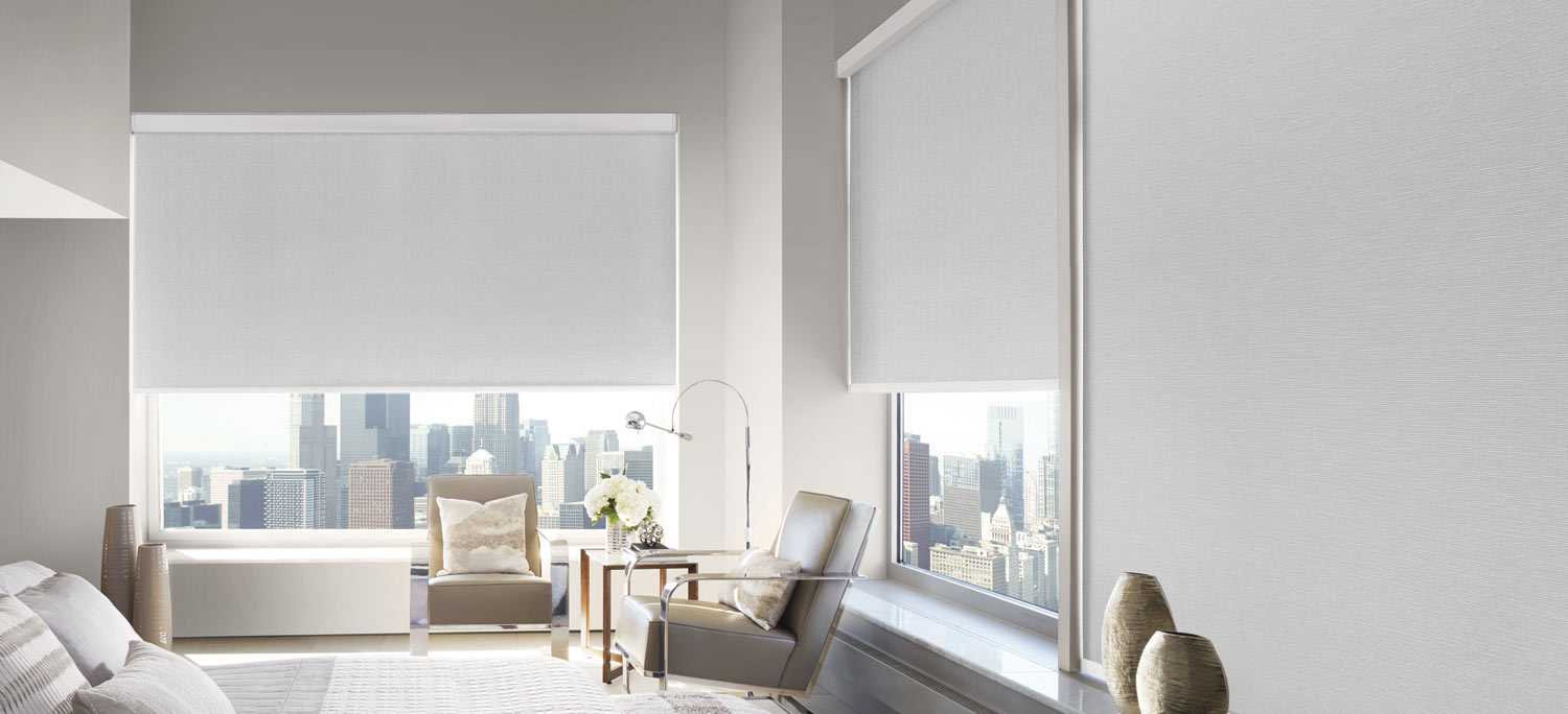 Типы рулонных штор: открытые и закрытые