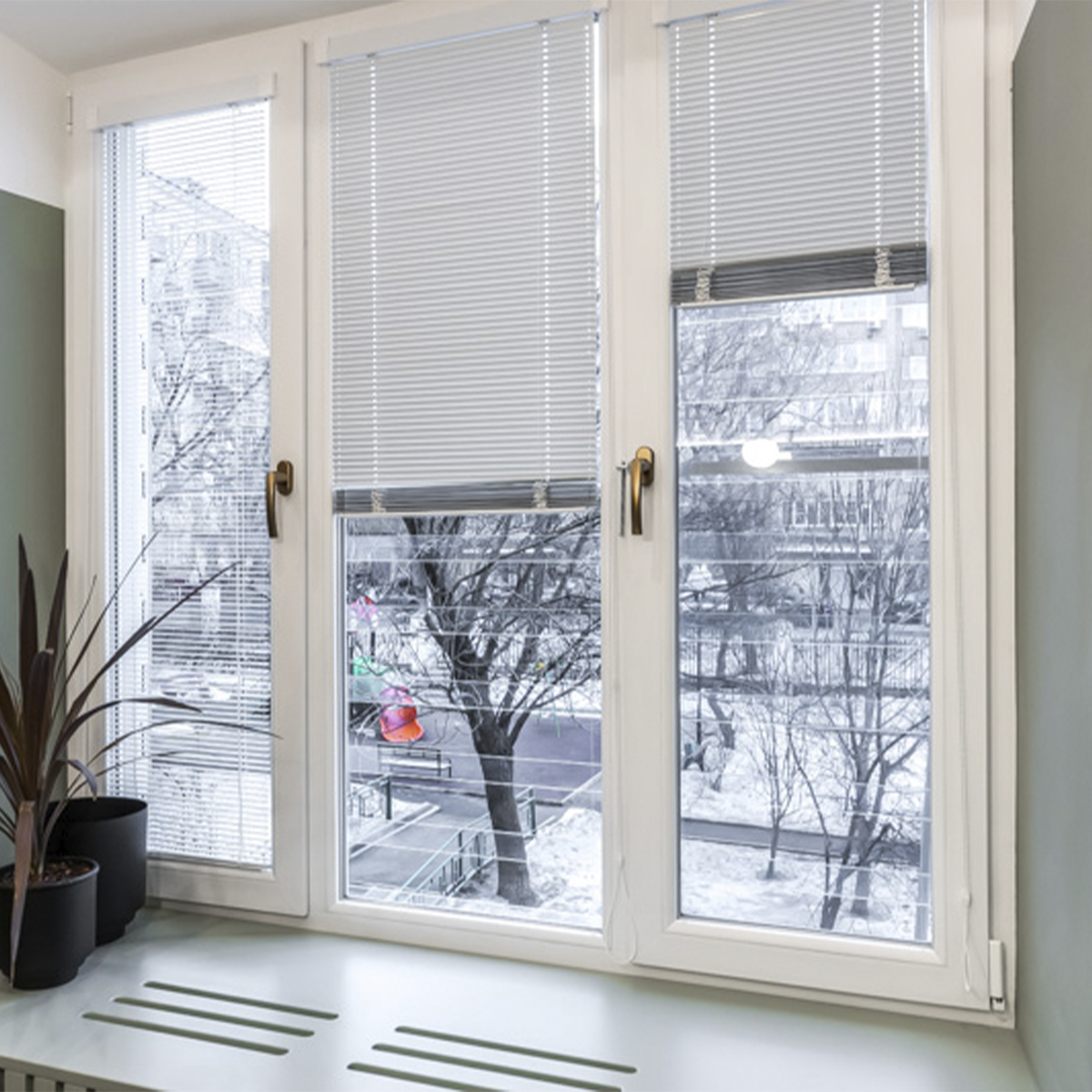 Алюминиевые горизонтальные жалюзи 