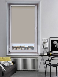 Рулонная штора THERMO Black-Out 70 см, бежевый