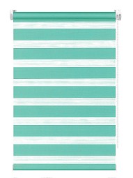 Рулонная штора зебра FixLine BASE 90 см, мятный