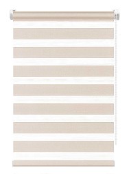 Рулонная штора зебра FixLine BASE 50 см, бежевый
