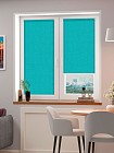 Рулонная штора FixLine EFFECT 40 см, бирюзовый