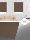 Рулонная штора THERMO Black-Out 60 см, т. коричневый