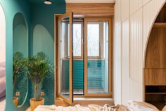 Рулонные кассетные шторы UNI под дерево