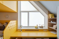 Шторы гофре сложной формы для детской