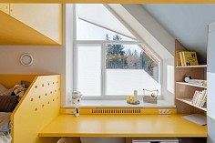 Шторы гофре сложной формы для детской