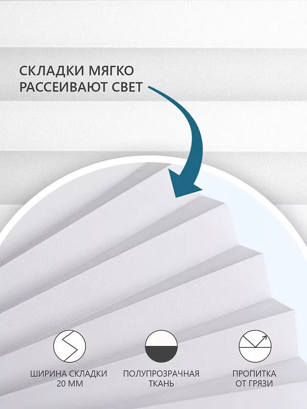 Шторы плиссе FixLine Compact